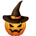 ハロウィンのイラストと背景
