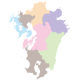 日本の白地図のイラスト