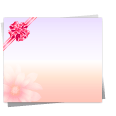 リボンを使ったイラスト