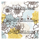花柄模様のパターン背景１024