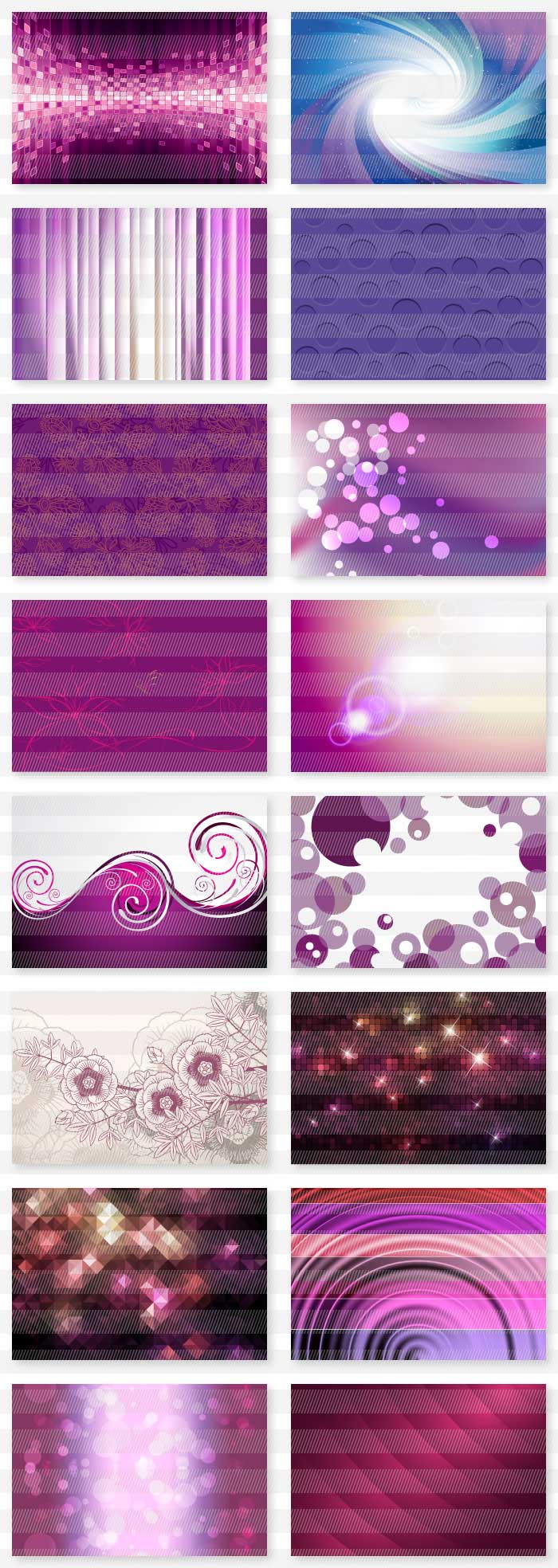 ピンクと紫のイラスト背景素材_5