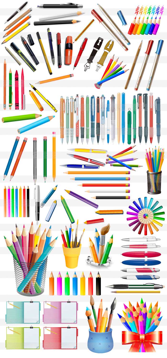 鉛筆・色鉛筆・ペン